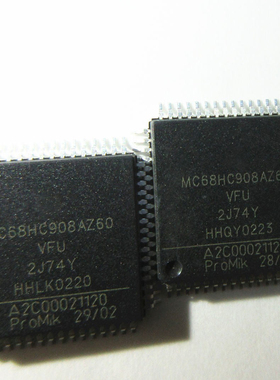 MC68HC908AZ60CFU 4J74Y 2J74Y MC68HC908GP32CFB