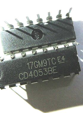 晟记 CD4053BE HEF4053 直插封装 全新原装