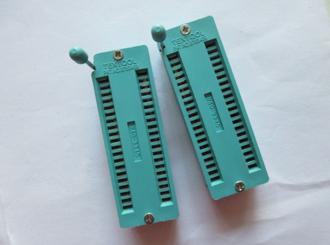 晟记 40P 锁紧IC座 宽体 锁紧座 活动座 2.54MM