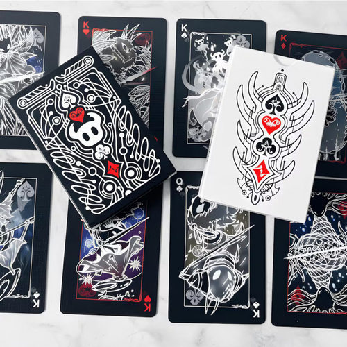 外贸个性便捷Hollow  Knight空洞骑士黑白卡牌桌面扑克牌纸牌游戏