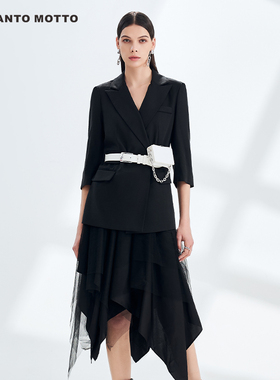 cantomotto【莱赛尔】商场同款春季新款经典版型西装外套女