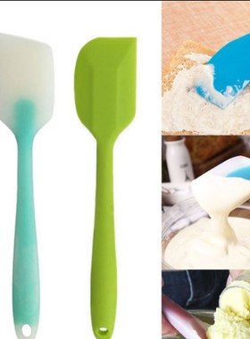 大号小号一体加厚硅胶刮刀刮板 半透明软刮刀刮板  烘焙奶油抹刀