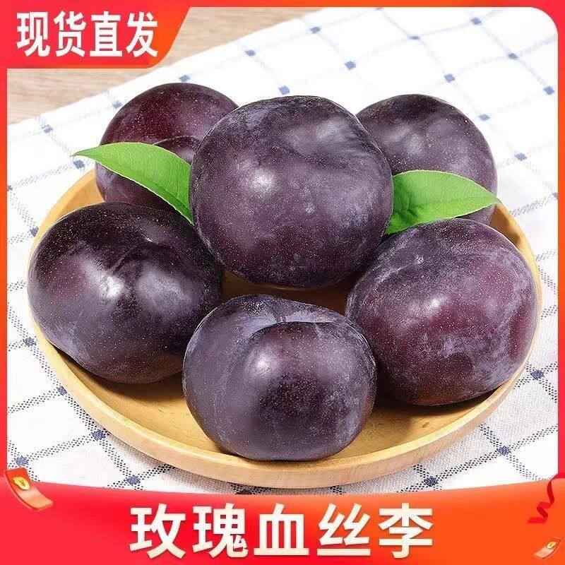 陕西新鲜玫瑰风味李子产地直发现货现发黑布林香甜多汁软甜如蜜