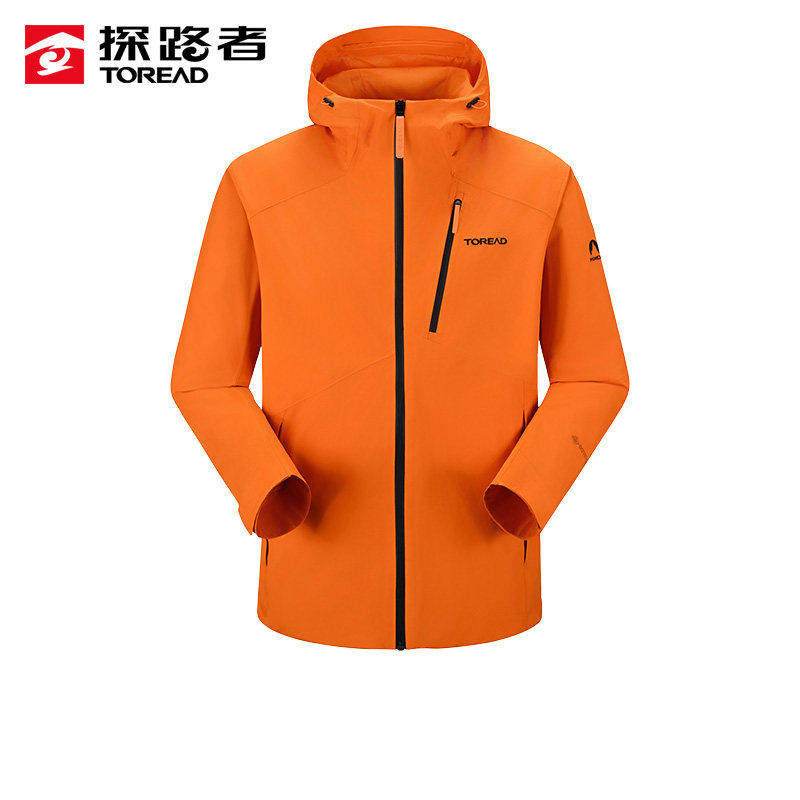 探路者GORE-TEX防水冲锋衣男士冬季三合一抓绒内胆保暖户外登山服