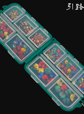 引路人包塑咬铅套装/筏钓/包胶夹铅/G1/2B/3B/4B/5B/6B矶钓铅豆