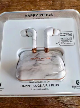 瑞典happy plugs Air 1plus入耳式无线蓝牙耳机轻奢高颜值长续航
