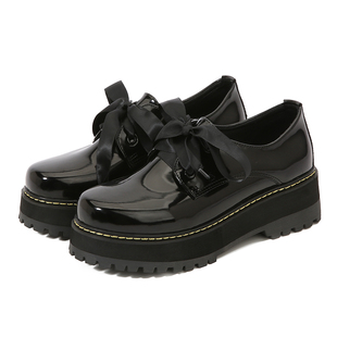 2026春rose同款英伦风jk2孔低帮dr马丁靴1461Holly厚底鞋圆头皮鞋