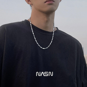 潮牌百搭项链男嘻哈风链子男士 装 饰女生锁骨链欧美高街配饰酷