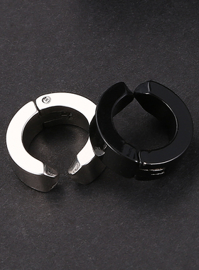 无耳洞耳夹韩版耳扣男耳骨夹女假耳环耳坠学生男士假耳钉耳饰