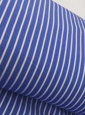 【Taylor Tailor】衬衫定制 蓝色条纹纯棉商务衬衣定做 量身定做