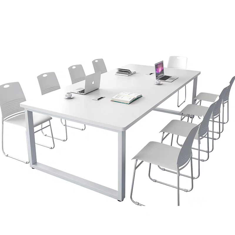 会议桌长条桌办公桌椅组合简约现代长方形桌子工作台办公室洽谈桌