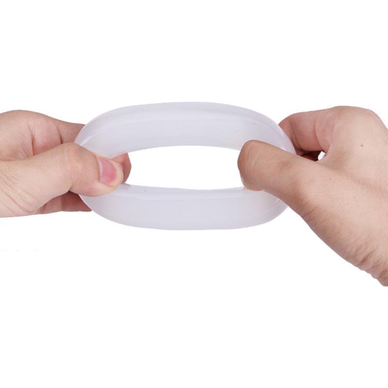 男用硅胶负重锁经环私密茎锻炼器舒服延迟白解脱阻止环按摩放松解