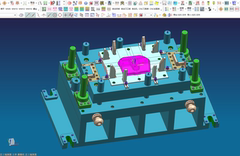 UG10.0汽车冲压模具工程连续模具设计视频超凡3D五金模具设计教程