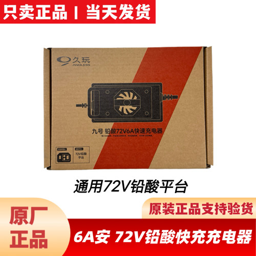 适用九9号6A快充铅酸速充电器9号M5/Q5M395cN385CNzMzmixM+6A快充