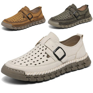 超轻便透气男鞋男士高端爆款休闲凉鞋新品榜男款2026年新款高颜值