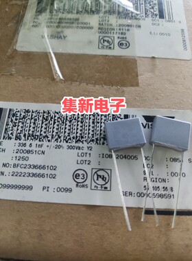 BFC233666102 0.001UF 1NF 300VAC 102 VISHAY 薄膜电容