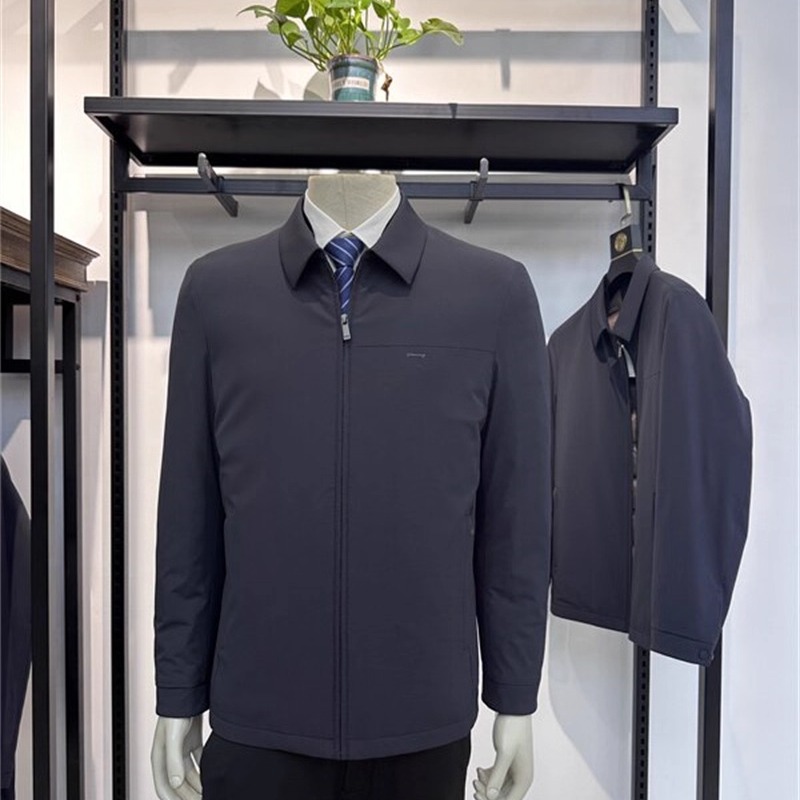 80%商务绅士常规散口袖中国拉链