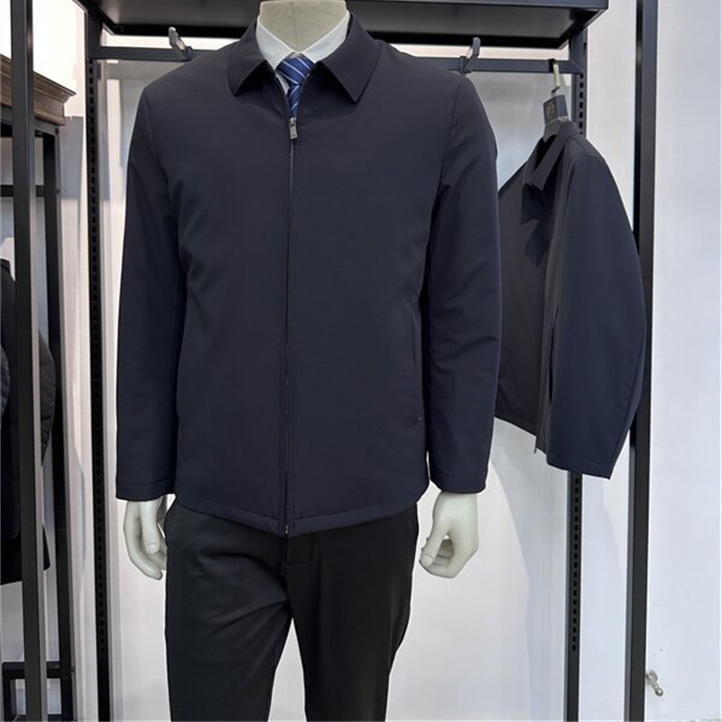 轻薄款可脱卸鹅绒内胆短款羽绒服