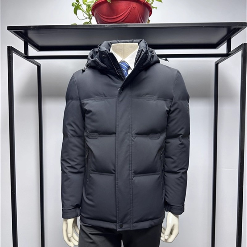 白鸭绒内胆男士羽绒服