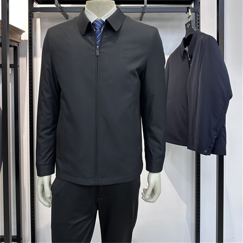 白鸭绒内胆可脱卸羽绒服