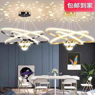 法式吊灯客厅2025新款现代轻奢主灯极简高级感卧室吊灯