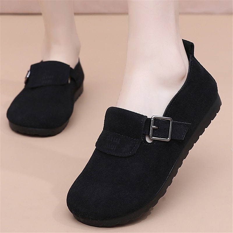 春秋豆豆鞋女平底老北京布鞋透气软底防滑工作单鞋舒适休闲妈妈鞋,女鞋,乐福鞋（豆豆鞋）,淘宝优惠券,粉丝福利购,淘宝优惠卷