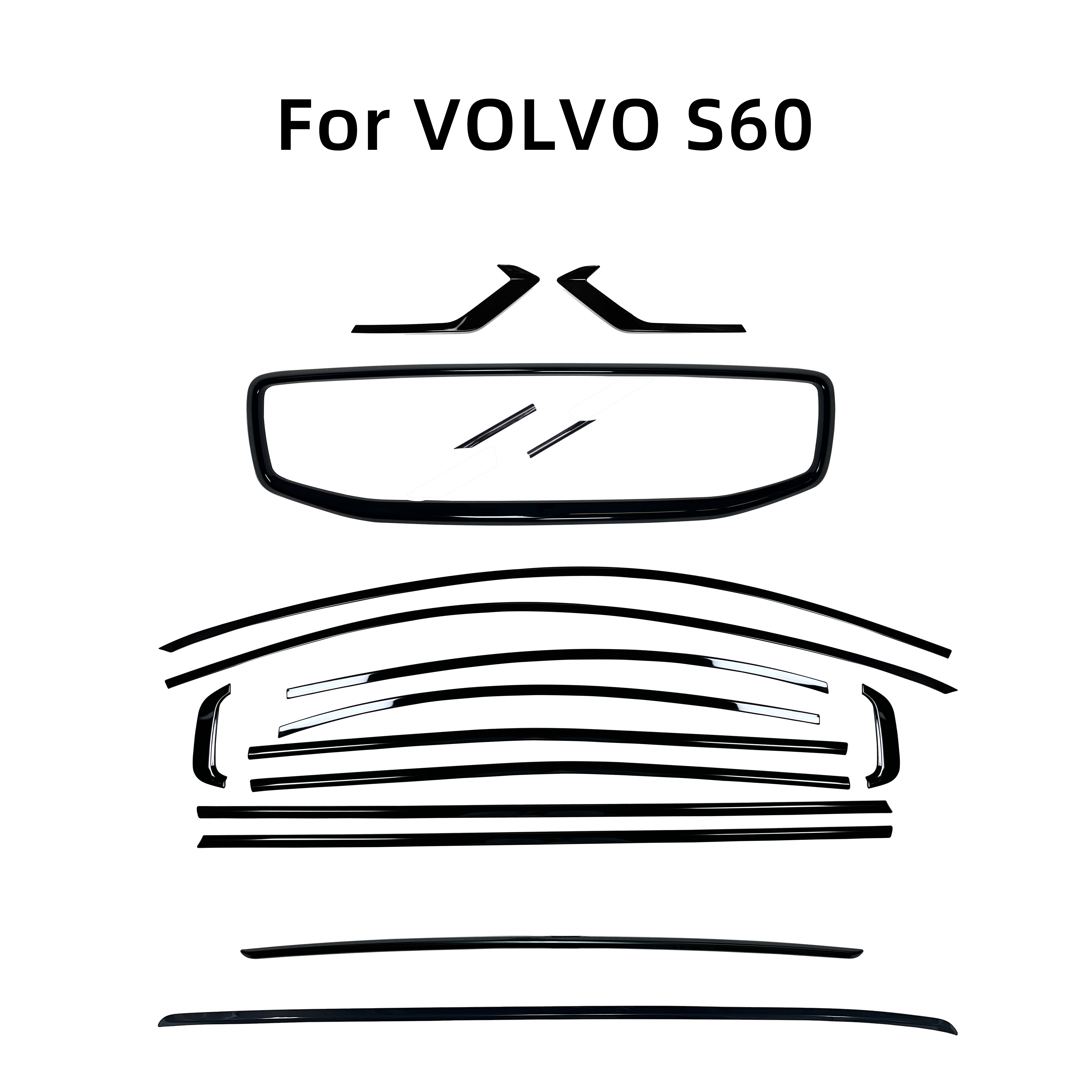 FORVOLVO黑化改装S60专用