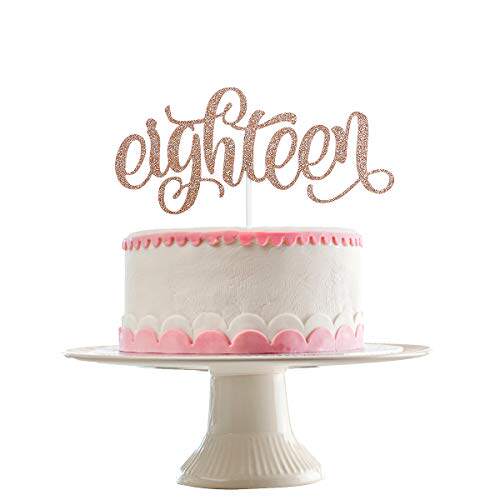 18th birthday cake toppers eighteen cake topper- ros