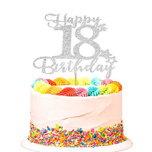 happy 18th birthday cake topper for 18th birthday p
