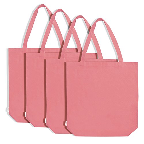 augbunny 100% cotton canvas shopping tote bag groce