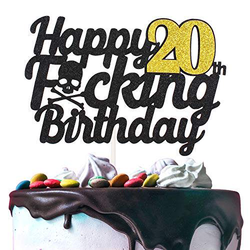 happy 20th birthday cake topper handmade birthday gi