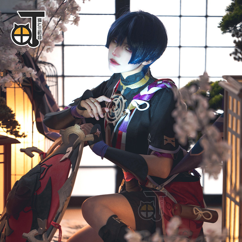 原神cos服愚人众第六席散兵全套套装cosplay动漫游戏服装女