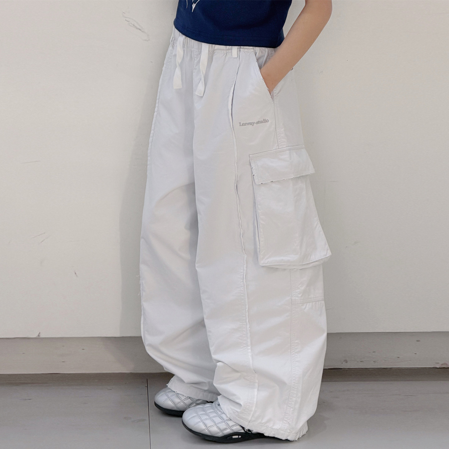 女童工装风阔腿裤2026春秋新款女大童宽松百搭多口袋儿童休闲裤子,童装/婴儿装/亲子装,工装裤,淘宝优惠券,粉丝福利购,淘宝优惠卷