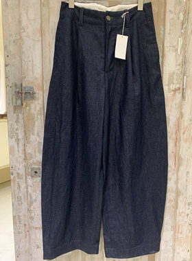 现货 ASEEDONCLOUD男女纯色棉质简约宽松休闲裤牛仔裤长裤