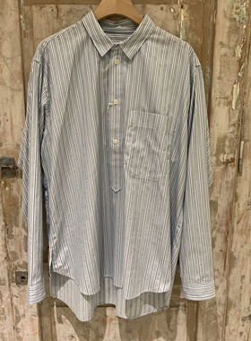 现货 ASEEDONCLOUD 日本制棉质条纹衬衫 24AW