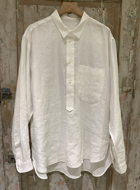 现货 ASEEDONCLOUD  棉麻长袖衬衫