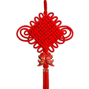 中国结挂饰客厅高档挂件大福字红色新款大号进门2026新年马年装饰