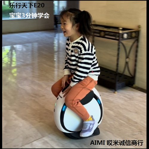 乐行天下E20儿童并轮电动独轮车