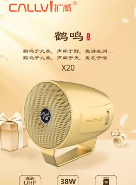 CallVi扩威X20手持无线乐器音响户外唱歌K歌教师小蜜峰扩音器音箱