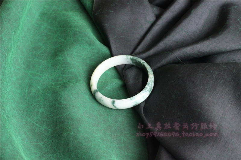[古之韵绸]26姆米顺德 真丝香云纱莨绸面料龟裂纹连衣裙 深绿