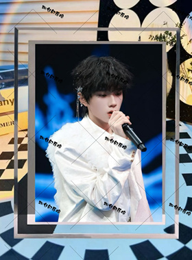 TF家族四代王橹杰水晶相框周边玻璃摆台创意摆件照片定制生日礼物
