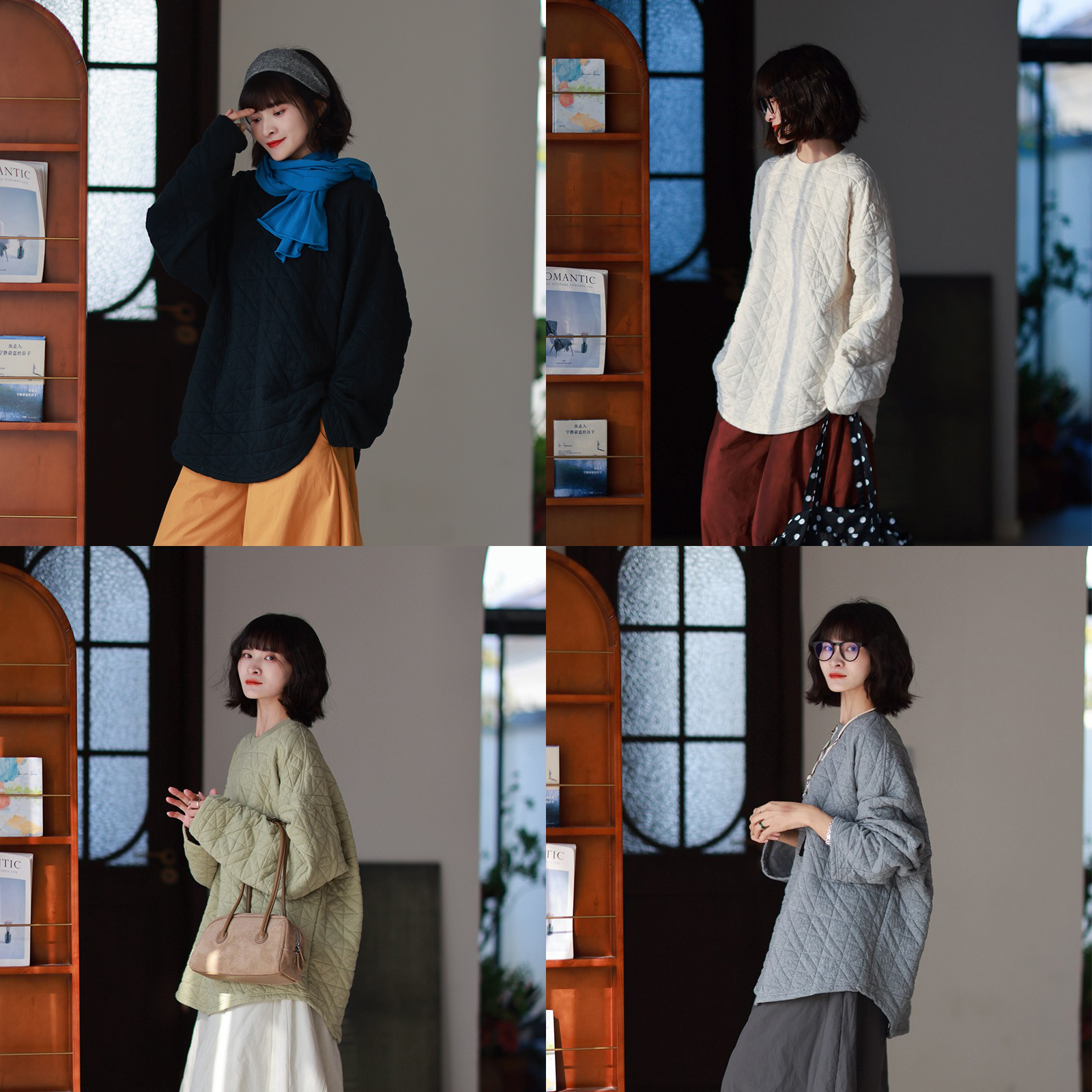 夹棉保暖上衣休闲纯棉保暖卫衣