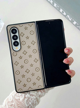 三星皮质潮牌欧美ZFold6手机壳