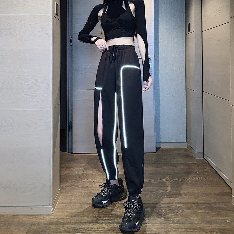 酷女孩穿搭秋季女工装裤酷风格女装套装春秋蹦迪辣妹爵士上衣