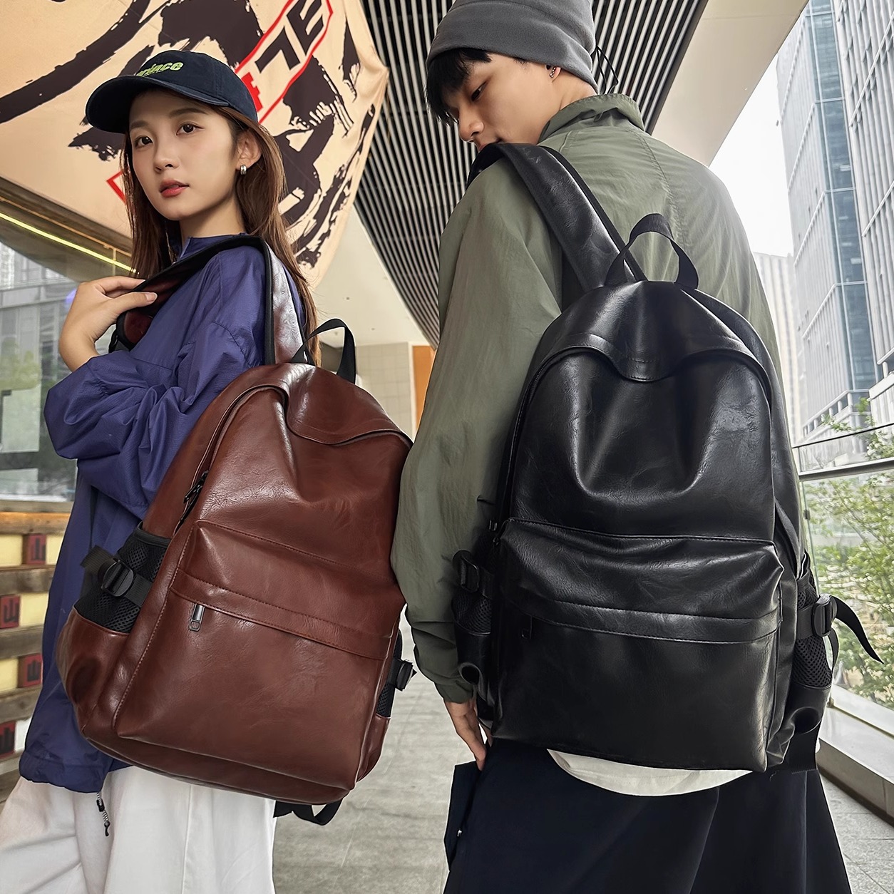 大容量旅游双肩包女高级感小众