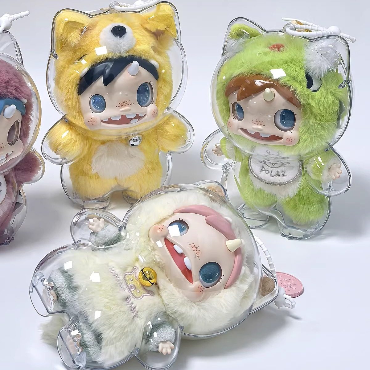 懒皮小兽polar宝拉怪物收藏保护壳搪胶毛绒保护套防尘收纳外出包,模玩/动漫/周边/娃圈三坑/桌游,娃包,淘宝优惠券,粉丝福利购,淘宝优惠卷