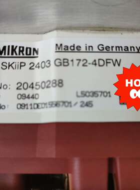 水冷IGBT模块（含底座）  SKIIIP 2403 GB1-议价；