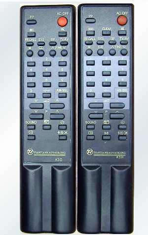 長虹C2526A/K2525/K2521/D2115A(K3D/K3E/K3H)彩電遙控器
