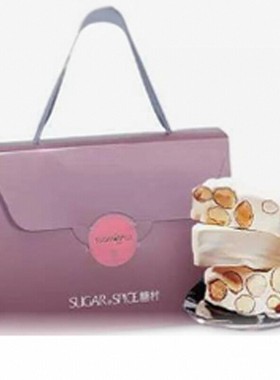 (順丰陆运包邮)台湾糖村法式原味牛轧糖400g 送礼零食喜糖送礼