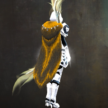 激战2捕兽者的皮毛斗篷皮肤商城道具黑狮宝石含wegame